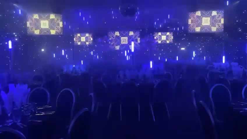 Gold Pixel Stick Animation