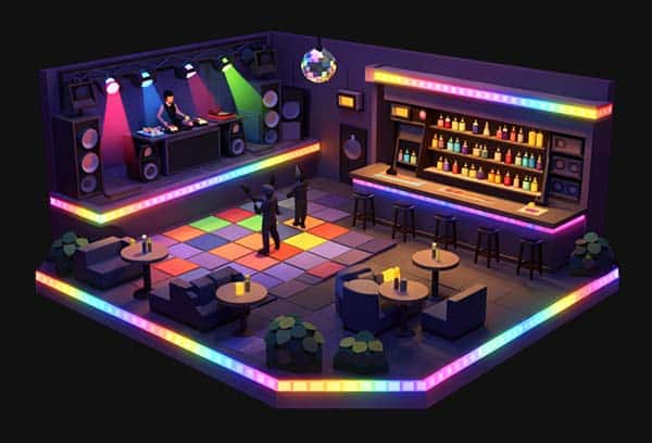 Slick Pixel used in Bars and Clubs