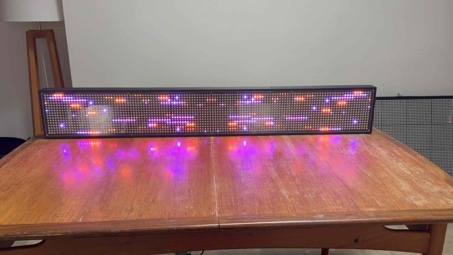 16×128 LED Matrix DJ Booth